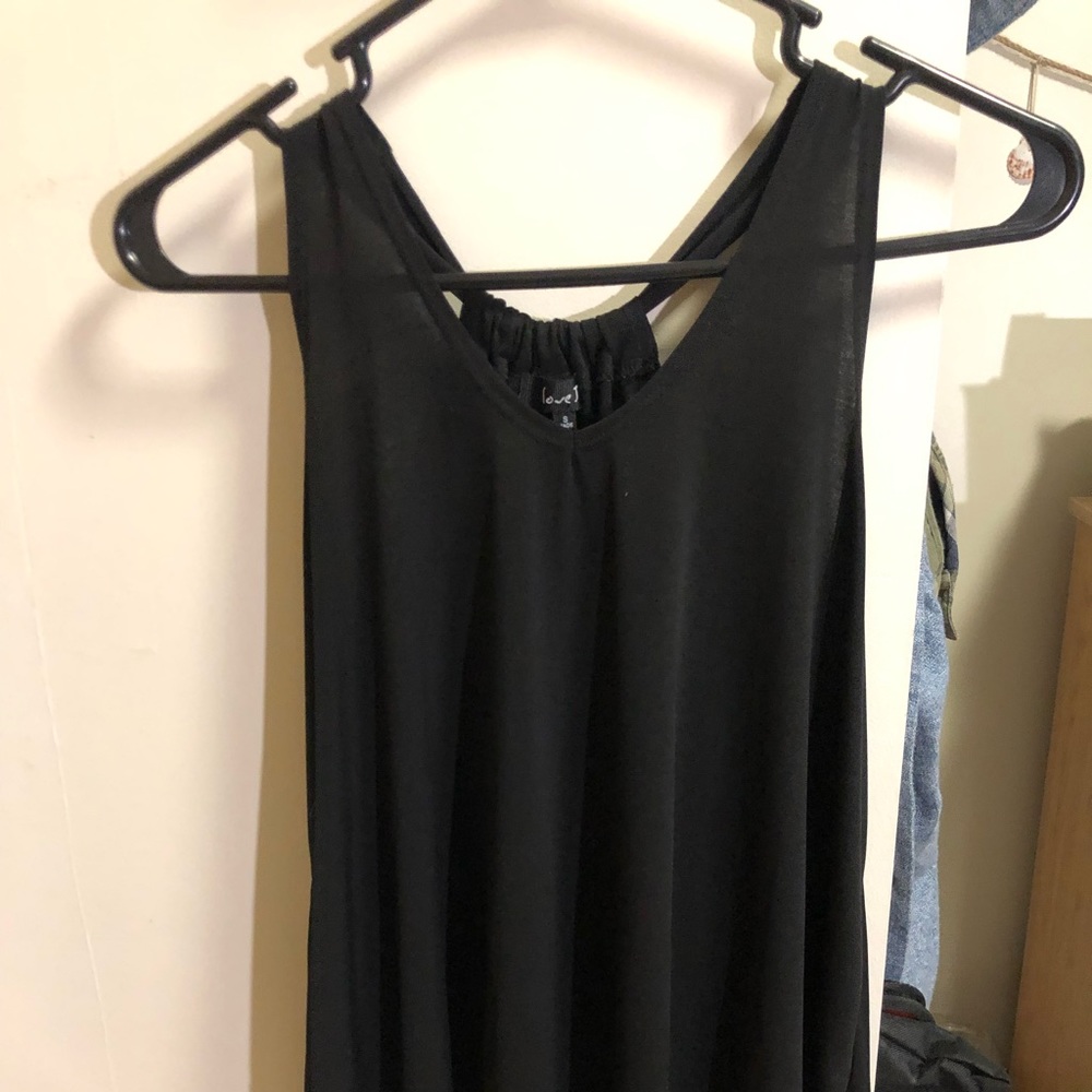 Black Professional Tank Top Blouse Size Small